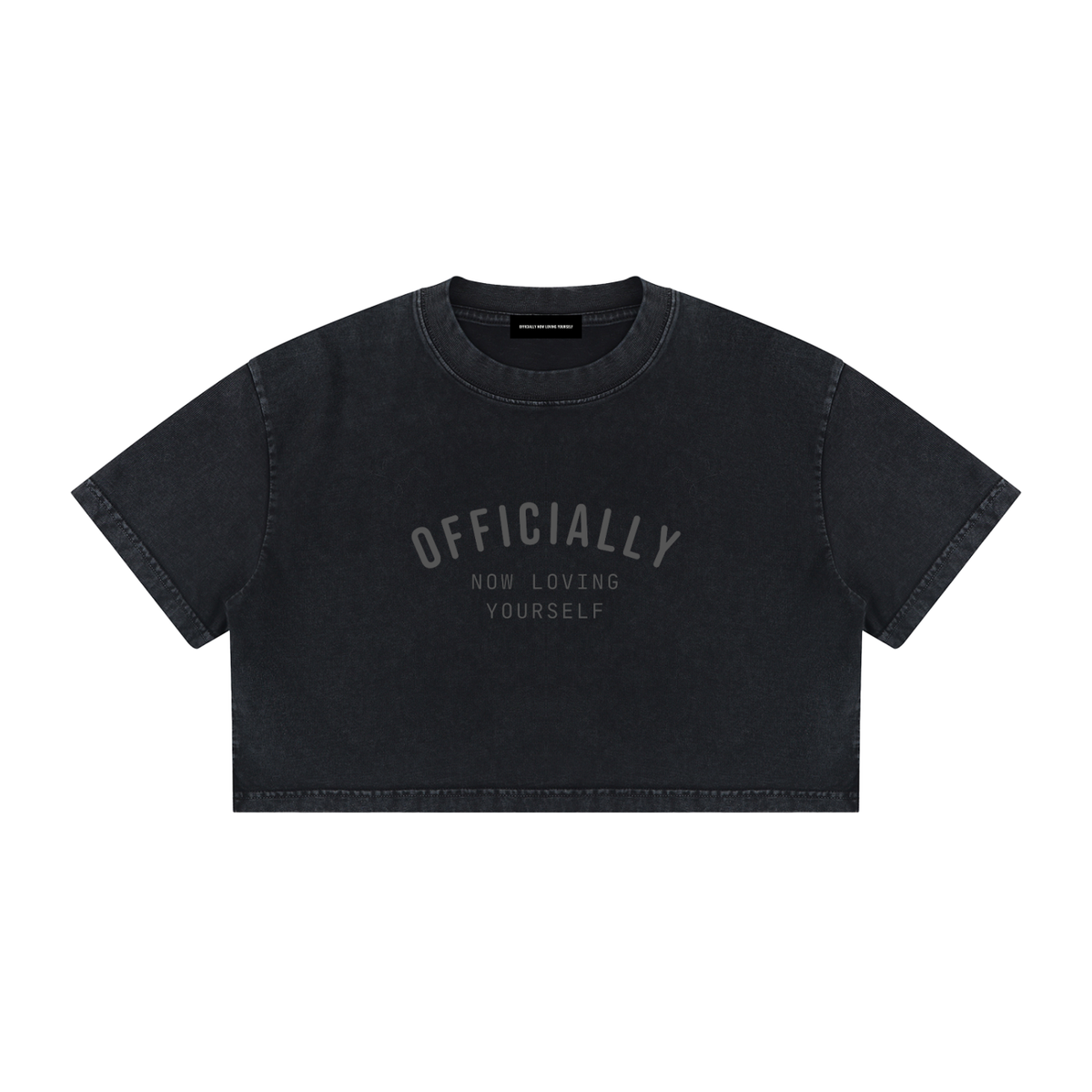Mineral Wash Crop Tee