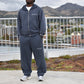 Mineral Wash Zip Hoodie