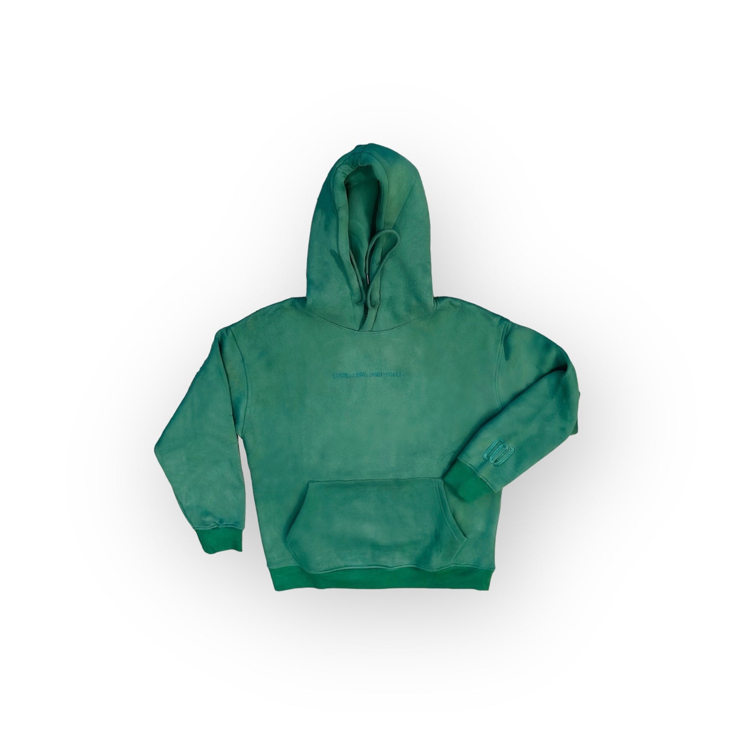 Green Embroidered Hoodie