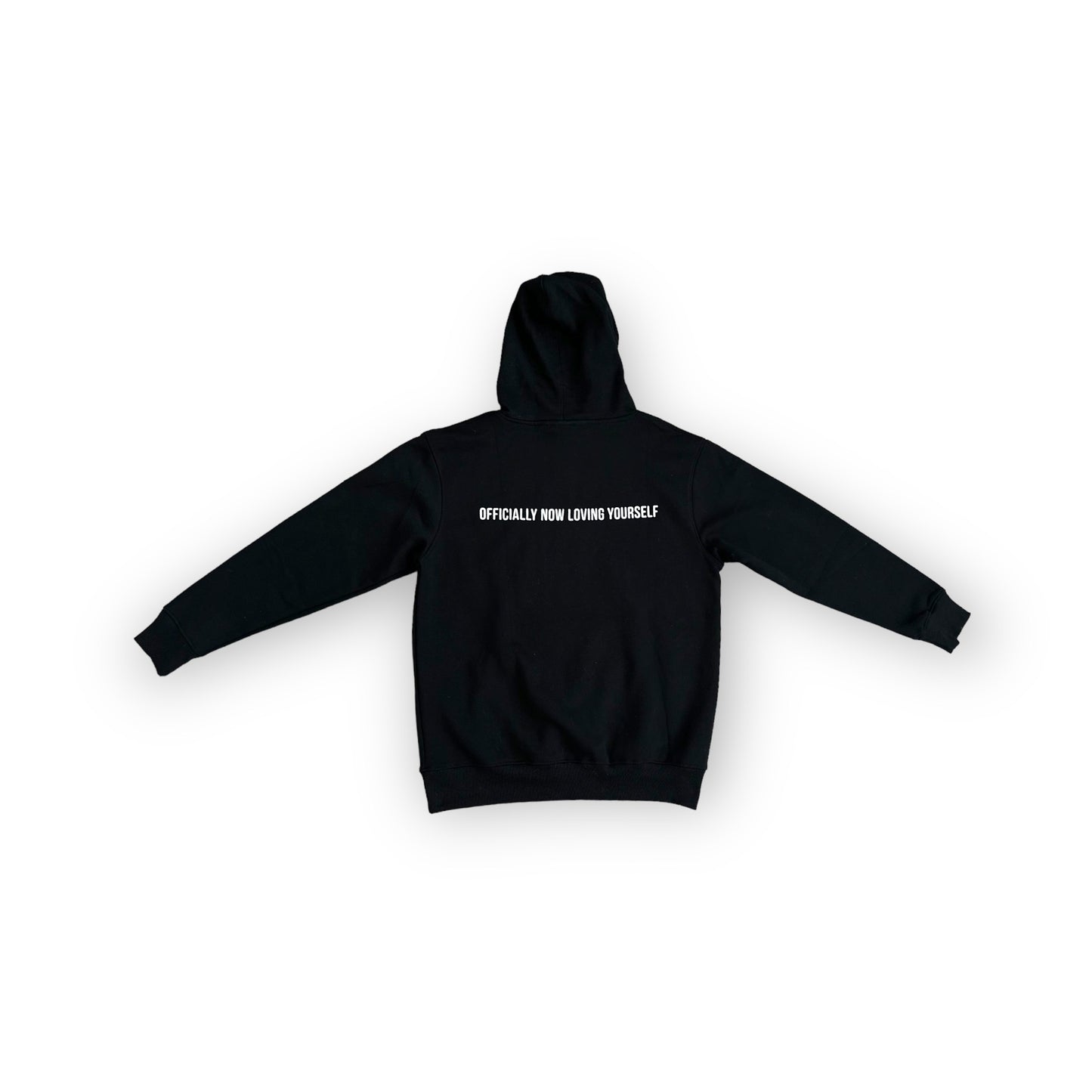 Onyx Front Logo Slogan Back Hoodie