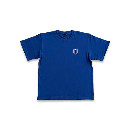 Blue Short Sleeve Logo Tee