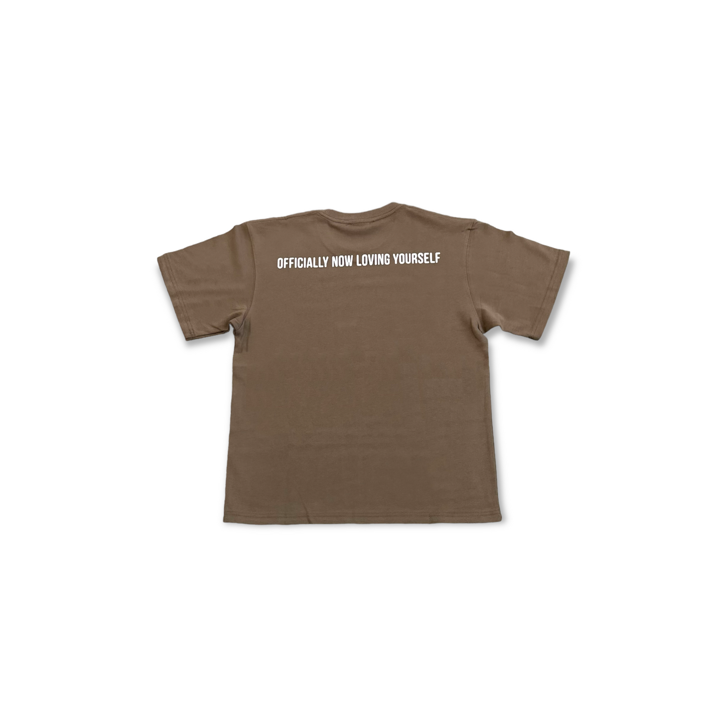 Taupe Short Sleeve Logo Tee